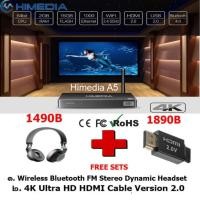 ราคา Android Box Pro Present Newest HIMEDIA A5 Amlogic S912 KODI 4K60FPS Media Player Android 6.0 2G/16G 802.11 #187 (649117737)