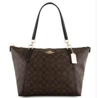 ราคา COACH AVA TOTE IN SIGNATURE ( IMITATION GOLD BROWN BLACK) (20473919089)