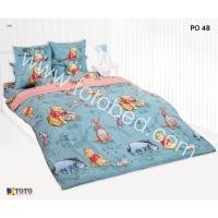 ราคา PO48: ผ้าปูที่นอน ลายหมีพูห์ Pooh/TOTO (1457733907)