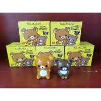 ราคา San-X Rilakkuma Chairoikoguma Taiwan 7-11 Limited Ceramics Spice Jar Figure Set : RILAKKUMA ชุดขวดเกลือ ขวดพริกไทย (11904748470)