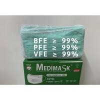ราคา พร้อมส่ง แบ่งขาย Medimask LV1 สีเขียว 8ชิ้น/25บาท (10822470890)