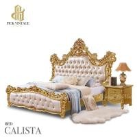 ราคา CALISTA BED เตียงนอนหลุยส์ GOLD SERIES ขนาด6ฟุต รุ่น คาลิสต้า (14048689193)