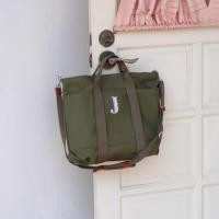 ราคา Namebag รุ่น Tote M กระเป๋าปักชื่อ ผ้าแคนวาส+หนังแท้ 100% (222417284)