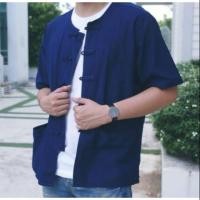 ราคา เสื้อม่อฮ่อมมาแล้วจ้า ใส่เป็นเสื้อผ้าไทย ผ้าม่อฮ่อมแท้ มีขนาดไซร์lM L XL รอบอกเริ่มตั้งแต่38-56.กระดุมหน้าเป็นผ้าถัก (7118042620)