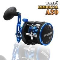 ราคา อุปกรณ์ตกปลา WEEBASS รอก - รุ่น IMMORTAL A20 (สีฟ้า) รอกเบท รอกทรงกลม (หมุนขวา) (12724783264)