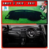 ราคา พรมปูคอนโซลหน้ารถ สีดำ ซูซูกิ สวิฟ SUZUKI SWIFT ปี 2012-2017 พรมคอนโซล พรม (9155887188)