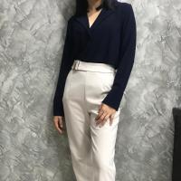 ราคา เสื้อเชิ้ต คอปก สไตล์สูทสวย เรียบหรู ทรงสูทสีกรม ผ้านิ่มใส่สบาย (3332774920)