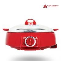 ราคา Hanabishi หม้อสุกี้ไฟฟ้า 2.5 ลิตร รุ่น HNC-125NR หม้อสุกี้ กระทะไฟฟ้า ขนาด 12 นิ้ว หม้อต้ม หม้อตุ๋น กระทะผัด แกง ทอด (1248118741)