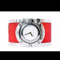 ราคา ส่งต่อ GUCCI Twirl White Stainless Steel with Red Leather Ladies Watch Item No. YA112435 (498310089)