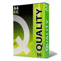 ราคา Quality กระดาษถ่ายเอกสาร A4 80แกรม เขียว 1 รีม (1674782703)
