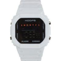 ราคา Hoops นาฬิกาแฟชั่น สายเรซิ่น รุ่น Hoops1232ME - สายสีขาว/หน้าปัดสีดำ (2629419)
