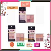 ราคา Browit By Nongchat Eyeshadow Palette 1g.x4 อายแชโดว์น้องฉัตร พาเลทอายแชโดว์เนื้อฝุ่นเม็ดสีชัด ติดทนนาน (12820174941)