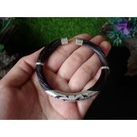 ราคา กำไลหางช้างหุ้มเงินแท้ (16376677128)