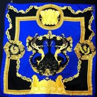 ราคา Rare Vintage Versace Atelier Silk scarf (6741286008)