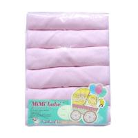 ราคา ผ้าอ้อมสาลู mimibaby ขนาด 27” x 27” สีชมพูล้วน บรรจุ 6 ผืน (1983538585)