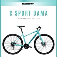 ราคา 2023 Bianchi C-Sport 2 DAMA Shimano Acera 24 speed เฟรมอลูมิเนียมซ่อนสาย (2207118833)