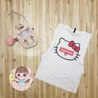 ราคา เสื้อแขนกุด สกรีนลายคิตตี้ ❤️ (16559743472)