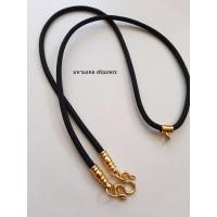 ราคา SC021 สร้อยเชือกร่ม 3.5 มิล งานทองเลเซอร์แท้ แขวนพระ 2 องค์ ยาว 24 นิ้ว สร้อยผู้ชาย สร้อยแขวนพระ สร้อยเชือกร่ม สร้อยทอง (7453179994)