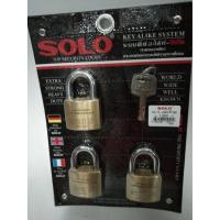 ราคา SOLO กุญแจชุด SOLO กุญแจคีย์อะไล้ท์ SOLO 3 ตัวชุด 40มม. รุ่น KA.N-40/3 ตัว/ชุด (แท้) !!! ราคาดี !!! (8001772506)