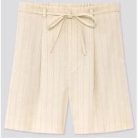 ราคา Uniqlo WOMEN กางเกงขาสั้น มีเชือกผูก (Belted Smart Shorts)ไซ้S (8317924735)