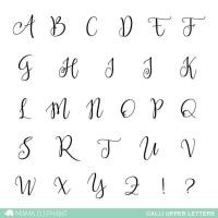 ราคา Clear Stamp เคลียร์แสตมป์ ตัวปั้มใส Calli Upper Letters ขนาด 4x6 นิ้ว (3816323688)
