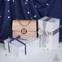 ราคา กระเป๋าแบรนด์ CICELLE (ซี-เซล) สไตล์ Modern Luxuryรุ่นคุณจั๊กจั่น(สีชานม) (9815183324)