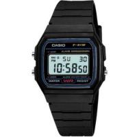 ราคา CASIO นาฬิกาข้อมือ สายเรซิ่น สีดำ F-91W-1DG,F-91W,F-91 (7974407412)