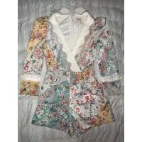 ราคา จั๊มสูทของ PPW style แบรนด์ของคุณเป้ย ดีไซน์ผ้าฉลุสีสันสวยมา ไม่มีตำหนิเลย ใส่ครั้งเดียว (10972644930)