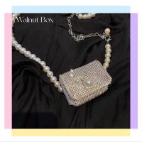 ราคา กระเป๋าคาดอก กระเป๋าคาดเอว ประดับเพชรเทียม และไข่มุก ขนาดเล็ก แต่งสายโซ่ สําหรับผู้หญิง (18137002743)