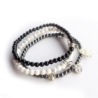 ราคา สร้อยข้อมือหินแท้ หินนำโชค นิล เฮมาไทต์ และฮาวไลท์ (69217094)