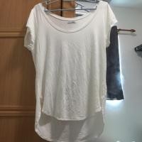 ราคา เสื้อยืดเรย่อนคอกว้างอก40-44 (1541536491)