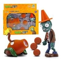 ราคา พืชปะทะซอมบี้ Plants vs Zombies ของเล่นสะสม Coconut Connon & Buckethead Zombie ของเล่นยิงกระสูน โมเดลสะสม ฟิกเกอร์ซอมบี้ (8313815748)