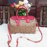 ราคา กระเป๋า Coach f36187 ทรงหมอน ขนาด 12 นิ้ว ของแท้ ไม่มีตำหนิหนัก (22950397279)