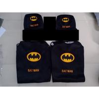 ราคา ชุดแต่งรถยนต์ /ชุดคลุมเบาะรถยนต์ 4ชิ้น ลายแบทแมน ใช้ได้กับรถทุกยี่ห้อ ทุกรุ่นค่ะ (1824091767)