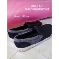ราคา รองเท้าSlip-onเกาหลีมือสองSHOOPEN (12339291773)