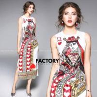ราคา เดรส ลายไพ่ ป้าย orange juice (1162053676)