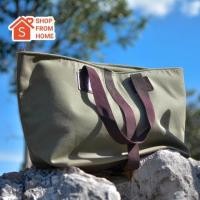 ราคา กระเป๋าผ้าแคนวาสCanvas สีเขียว (5133669839)