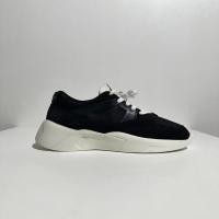 ราคา Fear of God Essential Leather-Trimmed Suede and Mesh Sneakers (22645353694)