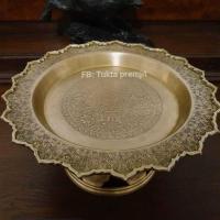 ราคา โตกทองเหลืองโบราณขาฉลุ (6662169104)