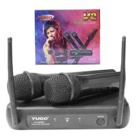 ราคา YUGO รุ่น YG-668 V2 ไมค์โครโฟนไร้สาย ไมค์ลอยคู่ Wireless Microphone (7858526096)