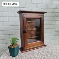 ราคา ตู้ไม้สัก ตู้กุญแจไม้สัก ตู้เก็บกุญแจ (3238745395)