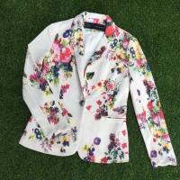 ราคา เสื้อสูทแขนยาว ลายดอก มือ2 สภาพดี ไซส์M แบรนด์ZARA 61-270 (3237583320)