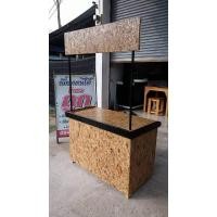 ราคา คีออสถอดประกอบเคาเตอร์ขายของพับเก็บได้งานไม้อัดOSB (4456581078)