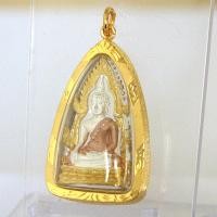 ราคา จี้ พระพุทธชินราช เนื้อ 3 กษัตริย์ เลี่ยมกรอบทองไมครอนกันน้ำ TK-717 (8008133925)