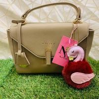 ราคา แบรนด์เนมแท้ Nisa กระเป๋าถือผู้หญิง แถมตุ๊กตานกฟลามิงโก (3919429189)