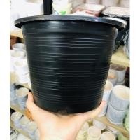 ราคา กระถางต้นไม้ 9 นิ้ว กระถางต้นไม้พลาสติก สีดำ 9นิ้ว 30ใบลดราคา (6868741475)