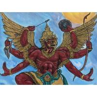 ราคา ภาพวาดพญาครุฑ สีอครีลิค (10120341058)
