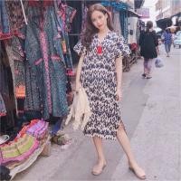 ราคา เดรสผ้าฝ้ายพื้นเมือง เดรสชาวเขา ชุดแม้ว Cotton Dress (1789566283)