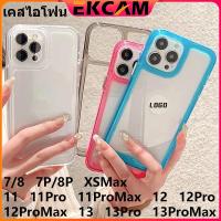 ราคา Ekcam เคสใสกันกระแทก เคสไอโฟน วัสดุอะคริลิค เคส for iPhone 7/8 7P/8P 7PLUS 8+ 11 12 13 Pro promax XSMax พลัส ไอโฟน (22452420331)