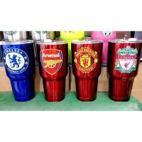 ราคา แก้วเยติ Yeti ขนาด30ozแก้วลายสโมสรบอล เก็บความเย็น-ร้อน สแตนเลส (5888572706)